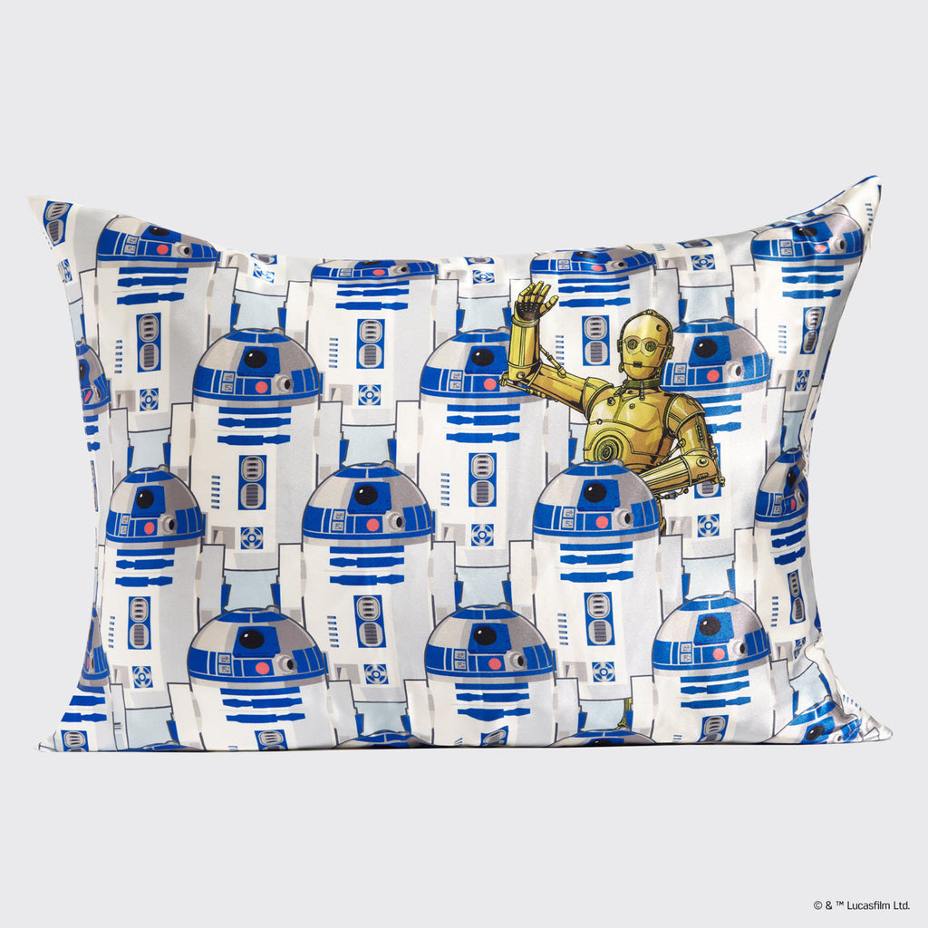 Star Wars™ & Kitsch Satin Pillowcase in R2-D2 & C-3PO 4 Pack