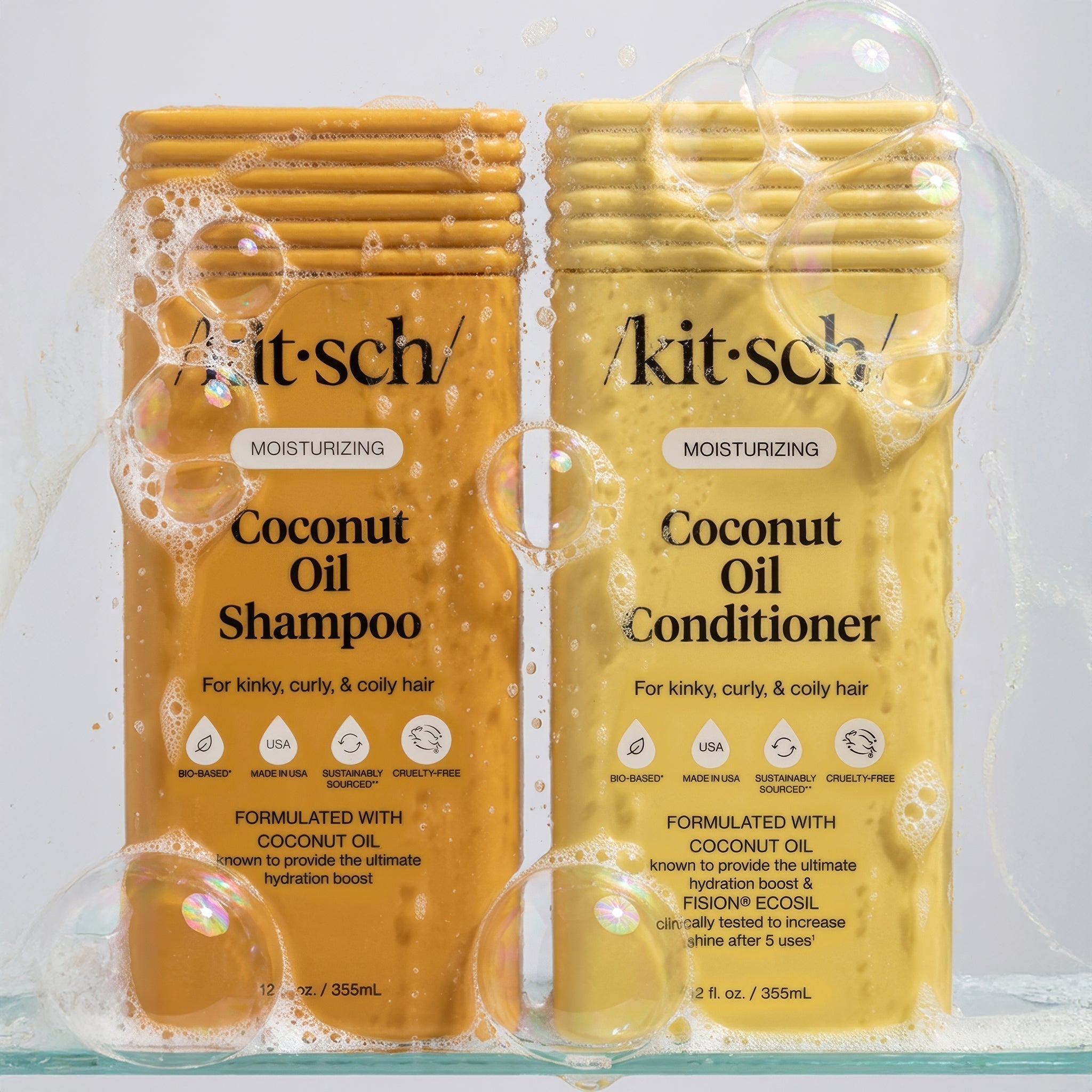 Coconut Oil Shampoo & Conditioner Combo for Dry Damaged Hair