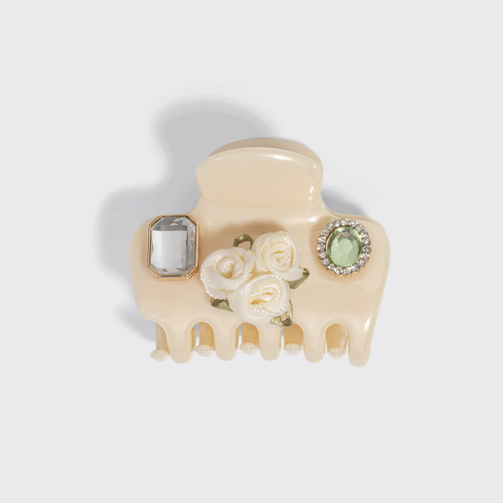 KitschPop™️ Cloud Clip & Charms in Pearlized Cream