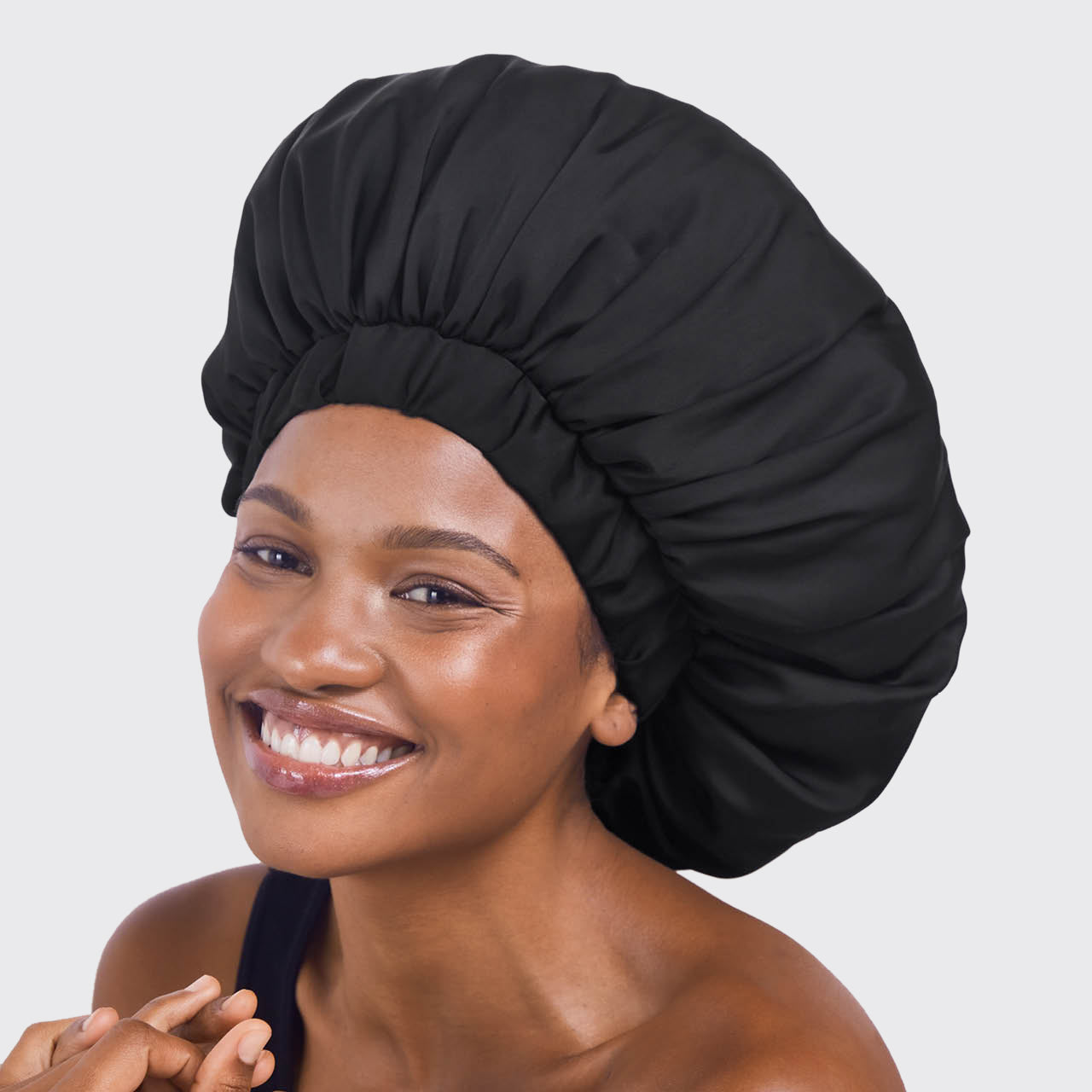 Charcoal + Black Nighttime Blowout Routine